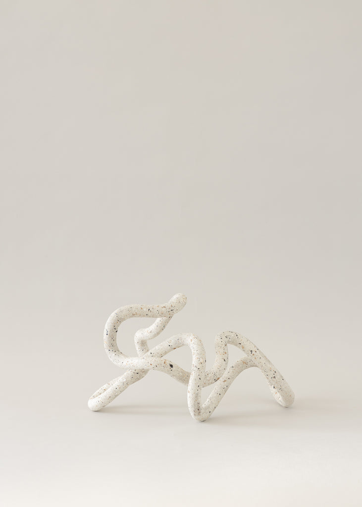 Emeli Höcks Turn Around Sculpture Handmade Art Piece Original Artwork Collectable Art Minimalistic White Sculptural