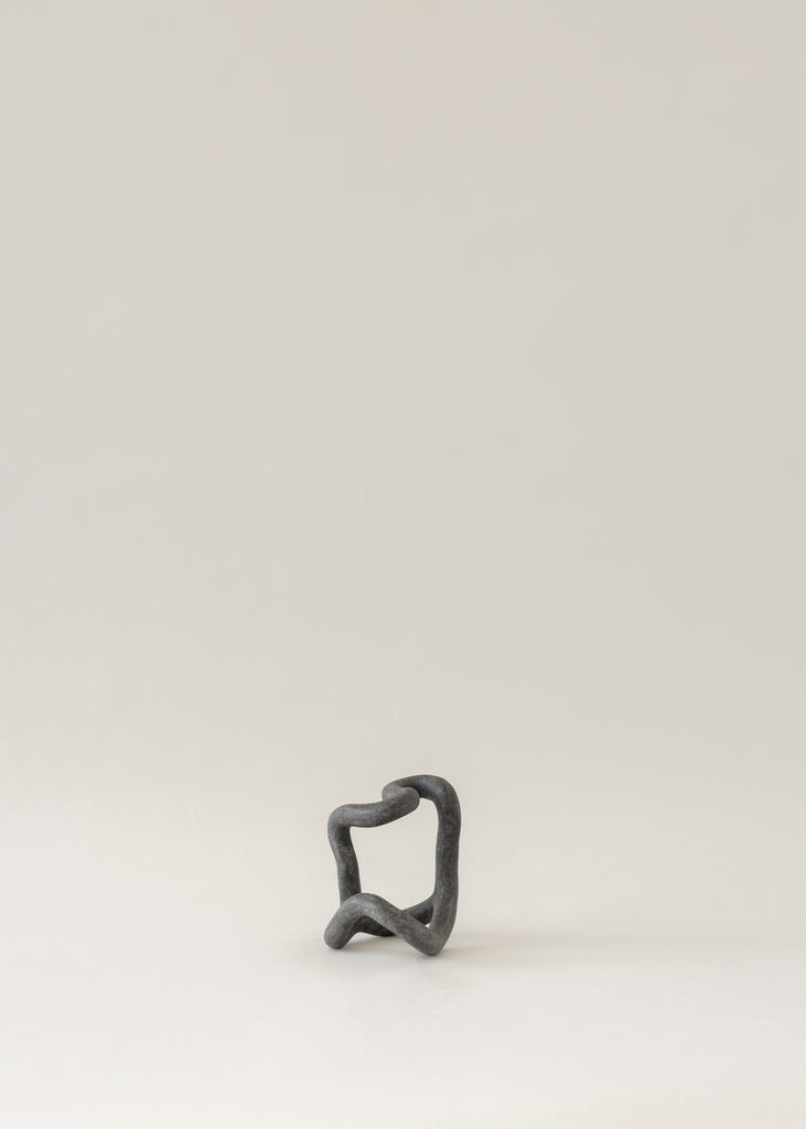 Emeli Höcks Black Bird Sculpture Handmade Upcycled Artwork Contemporary Minimalistic Interior Craft