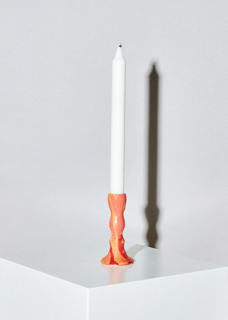 Lina E Ceramics Handmade Candle Holder Handcrafted Unique Playful Colorful Modern Art Home Decor