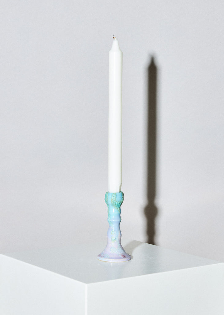 Lina E Ceramics Handmade Candle Holder Affordable Art Emerging Art Modern Art Playful Colorful Artist